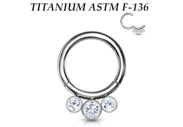 Кликер из титана Ti Metal лисса