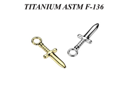 Подвеска из титана меч арондит Подвеска из титана меч арондит