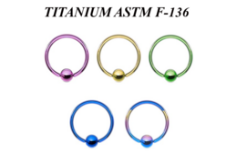 Кольцо из титана с анодированием Кольцо из титана с анодированием