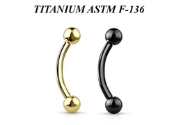 Микробанан из титана Ti Metal с pvd покрытием Микробанан из титана Ti Metal с pvd покрытием