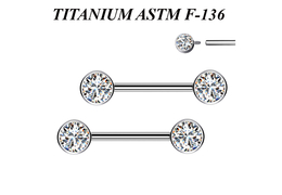 Украшение для груди Ti Metal с фианитами