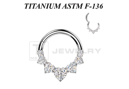 Кликер из титана Ti Metal в сердцах