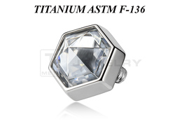 Накрутка из титана Ti Metal кристальные соты Накрутка из титана Ti Metal кристальные соты