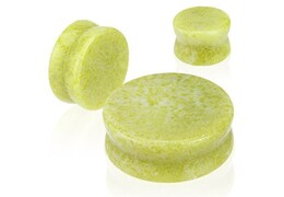 Плаги из лимонного жадеита