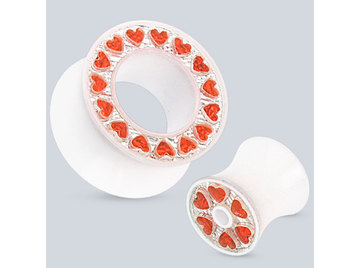 Тоннели из акрила сердечки