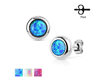 Серьги с опалом