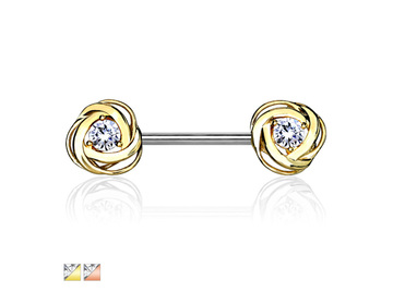 Украшение для груди золотые розы