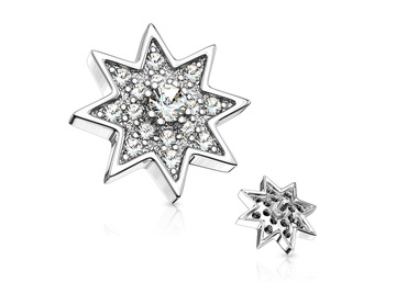 Накрутка кристальная звезда