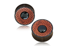 Плаги с черным ониксом Плаги с черным ониксом