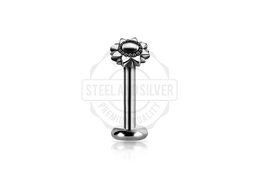 Лабрет Steel and Silver подсолнух Лабрет Steel and Silver подсолнух