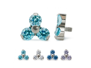 Накрутка из титана кристальное трио