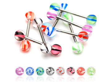 Штанга для языка спираль