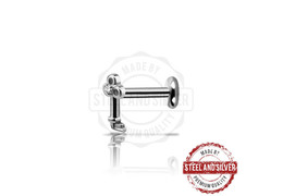 Лабрет Steel and Silver стальной ключик