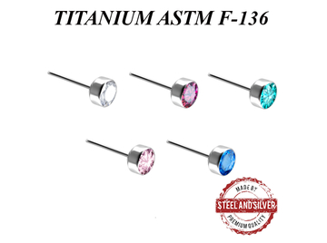 Вставка из титана Steel and Silver с  Premium Zirconia