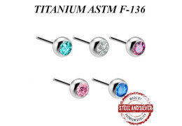 Вставка из титана Steel and Silver с Premium Zirconia