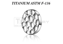 Накрутка из титана Ti Metal диск в лунках
