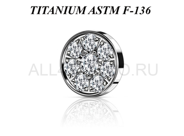 Накрутка из титана Ti Metal призма