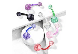 Банан с акриловыми шариками Банан с акриловыми шариками