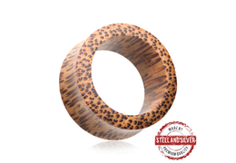 Тоннели Steel and Silver из кокосовой пальмы, пара