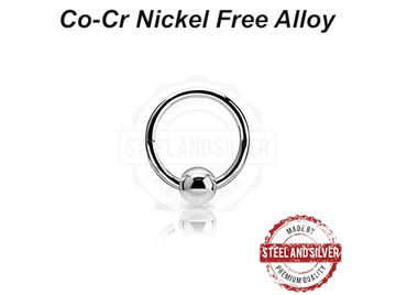 Кликер с шариком Steel and Silver кобальт-хром (1 - 4,1мм)