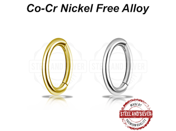 Кликер Steel and Silver овальный